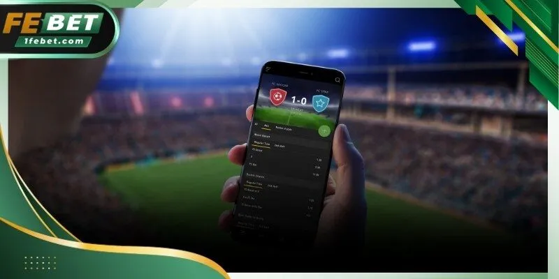 Giao diện hiển thị kèo tài xỉu trên nền tảng Febet