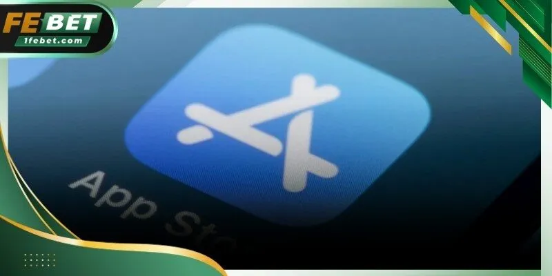 Giao diện tải app febet trên thiết bị di động