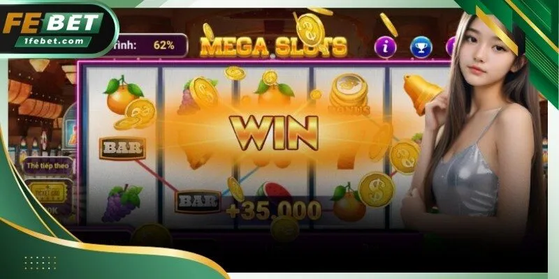 Giao diện trò chơi Nổ hũ mèo tài lộc trên nền tảng Febet
